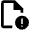 File Alert Icon from Outlined Line - Material Pro Set