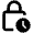 Lock Temperary Icon from Outlined Line - Material Pro Set