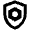 Shield Setting Bolt Icon from Outlined Line - Material Pro Set