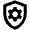 Shield Setting Gear Icon from Outlined Line - Material Pro Set