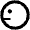 Emoji Look Left Icon from Outlined Line - Material Pro Set