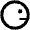 Emoji Look Right Icon from Outlined Line - Material Pro Set