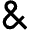 Ampersand Icon from Outlined Line - Material Pro Set