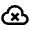 Cloud Disconnect Icon from Outlined Line - Material Pro Set