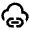 Cloud Link Icon from Outlined Line - Material Pro Set