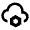 Cloud Setting Bolt Icon from Outlined Line - Material Pro Set