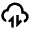 Cloud Transfer Icon from Outlined Line - Material Pro Set