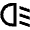 Headlight Low Icon from Outlined Line - Material Pro Set