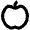 Apple Icon from Outlined Line - Material Pro Set