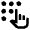 Dialpad Finger Icon from Outlined Line - Material Pro Set
