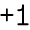 Plus One Increment icon - Free transparent PNG, SVG. No Sign up needed.