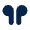 Airpods Fill Icon from Mingcute Fill Set
