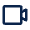 Camcorder Line Icon from Mingcute Line Set