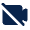 Camcorder Off Fill Icon from Mingcute Fill Set