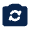 Camera Rotate Fill Icon from Mingcute Fill Set