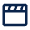 Clapperboard Line Icon from Mingcute Line Set