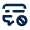 Danmaku Off Line Icon from Mingcute Line Set