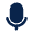 Mic Fill Icon from Mingcute Fill Set