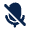 Mic Off Fill Icon from Mingcute Fill Set
