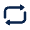Repeat Line Icon from Mingcute Line Set