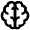Brain Icon from Atlas Line Set