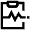 Heart Rate Clipboard Icon from Atlas Line Set