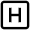 Hospital Sign Icon from Atlas Line Set