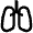 Lungs Icon from Atlas Line Set