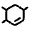 Benzene Ring Icon from Solar Linear Set