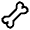 Bone Icon from Solar Linear Set