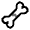 Bone Crack Icon from Solar Line Duotone Set