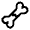 Bone Crack Icon from Solar Linear Set