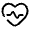 Heart Pulse Icon from Solar Broken Set