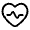 Heart Pulse Icon from Solar Linear Set