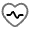 Heart Pulse Icon from Solar Line Duotone Set