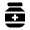 Jar Of Pills Icon from Solar Bold Set