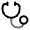 Stethoscope Icon from Solar Line Duotone Set