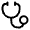 Stethoscope Icon from Solar Linear Set