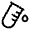 Test Tube Icon from Solar Linear Set