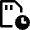 Sd Card Clock Icon from Nova Line Set