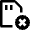 Sd Card Cross Decline Remove Icon from Nova Line Set