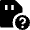 Sd Card Question Icon from Nova Solid Set