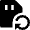 Sd Card Return Icon from Nova Solid Set