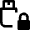 Usb Stick Lock Icon from Nova Line Set
