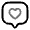 Chat  Square Like Icon from Solar Line Duotone Set