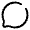 Chat Round Icon from Solar Broken Set