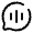 Chat Round Call Icon from Solar Broken Set