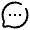 Chat Round Dots Icon from Solar Broken Set