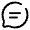 Chat Round Line Icon from Solar Broken Set
