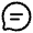 Chat Round Line Icon from Solar Linear Set
